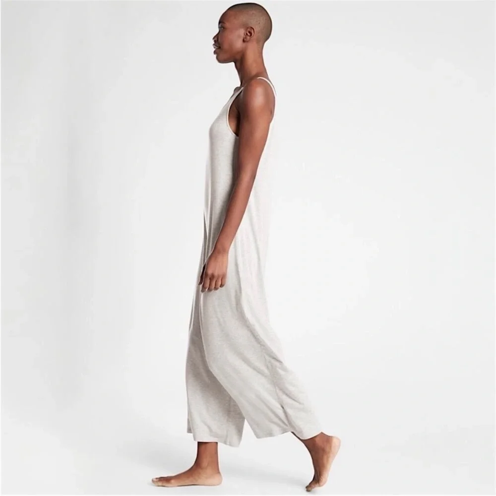 Athleta Nighttime Bliss Sleep V Neck Romper